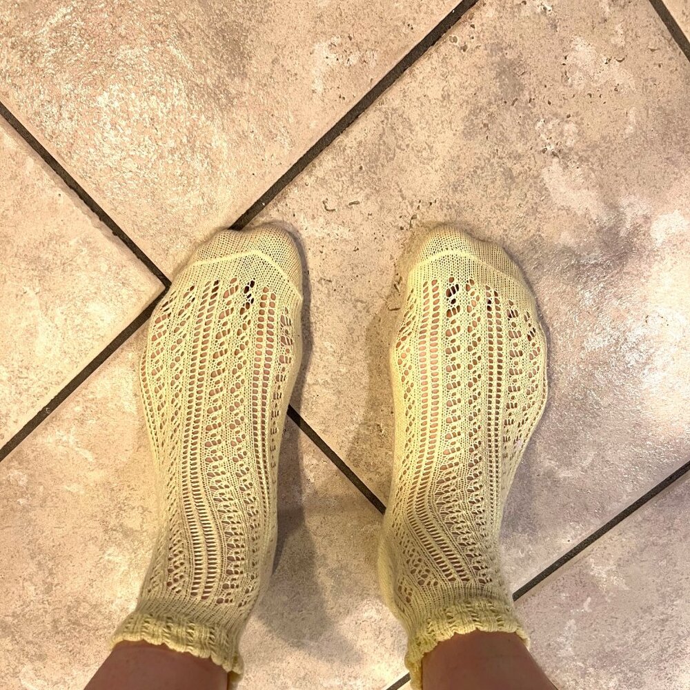 Free People crochet socks